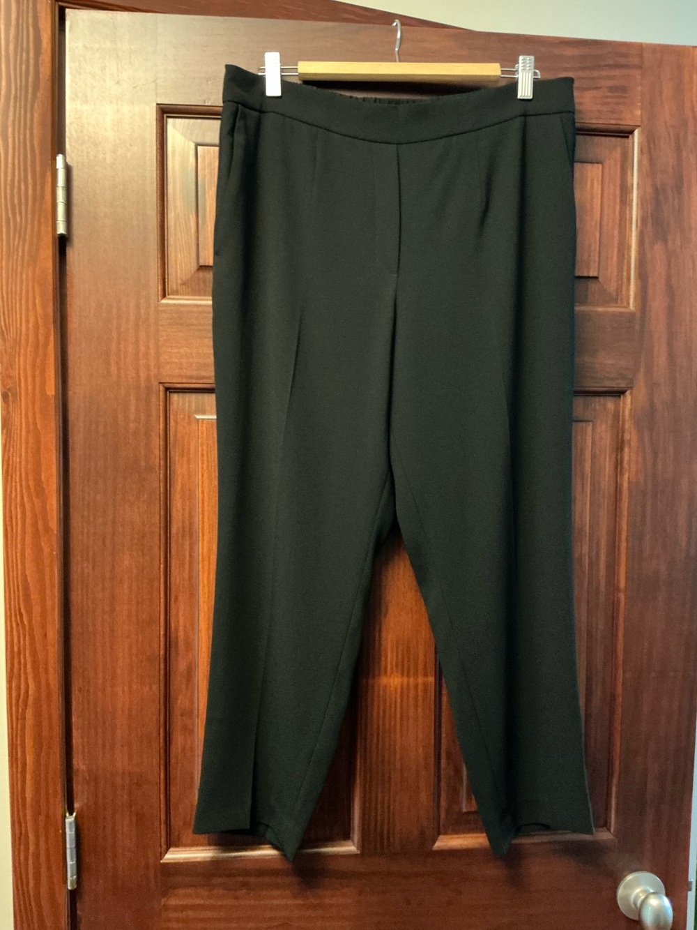 Babaton Black Women's Pull-On Straight Leg Pants
